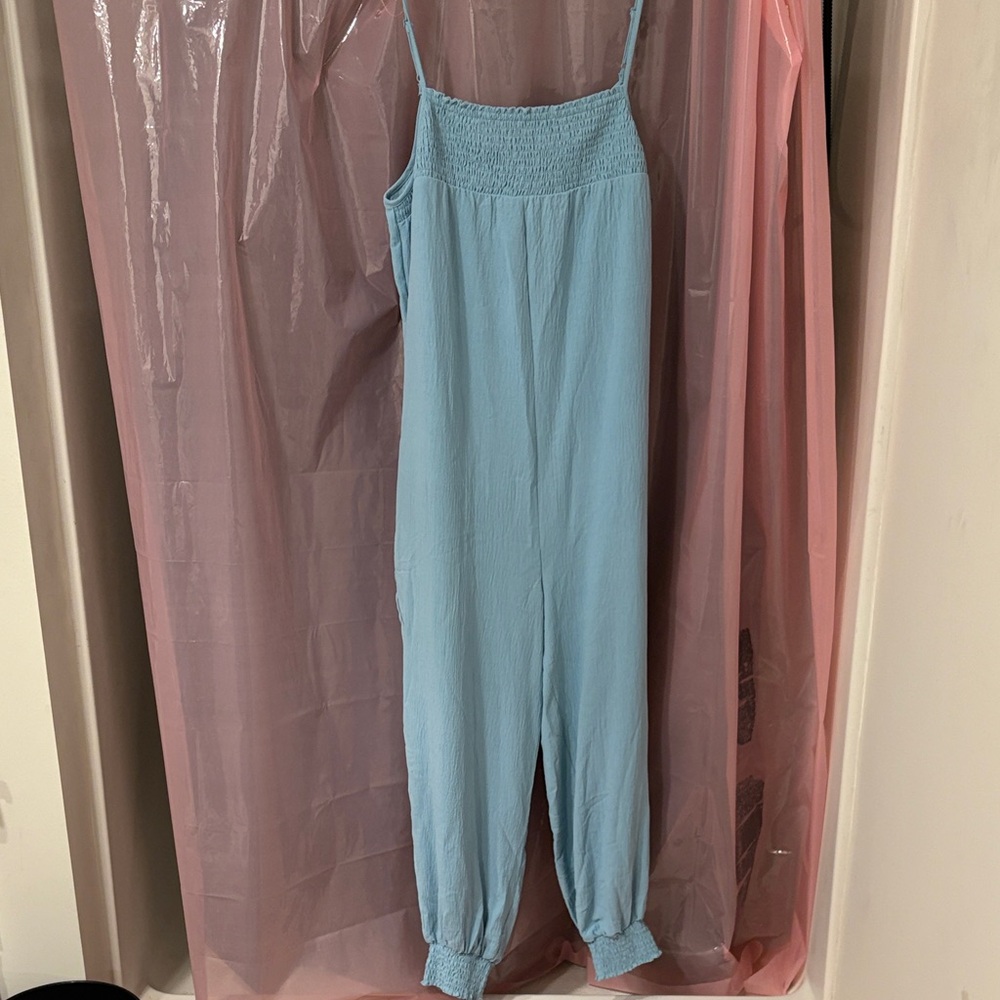 Sky Blue Women's Jumpsuit
